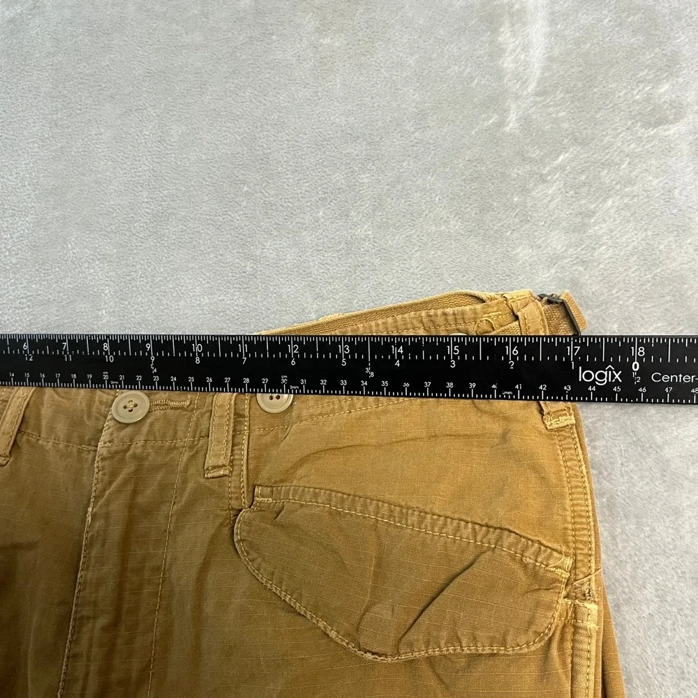 Vintage American Eagle Mens Cargo Pants Brown Ripstop 32x32 (34x31) Utility Gorp